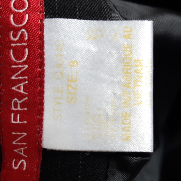 San Francisco / Striped Pleated Skirt / Size 9 - Picture 6 of 7